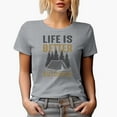 thumbnail image 1 of Life Is Better Outdoors, Heather Grey T-Shirt, Medium, 1 of 5