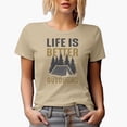 thumbnail image 1 of Life Is Better Outdoors, Tan T-Shirt, Medium, 1 of 5