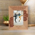 thumbnail image 1 of Life Is Better When You Dance Personalized Wooden Frame 3 1/2" x 5" Brown (Vertical), 1 of 1