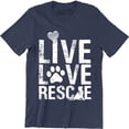 thumbnail image 1 of Life Is Better With A Cat Animal Rescue Pet Lovers Men's T-Shirt, 1 of 4