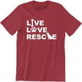 thumbnail image 1 of Life Is Better With A Dog Animal Rescue Pet Lovers I Love My Dog T-Shirt, 1 of 4