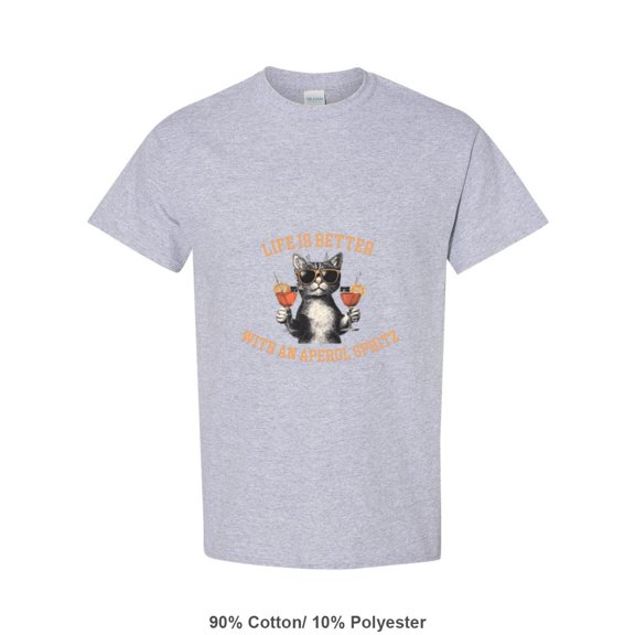 Life Is Better With An Aperol Spritz Funny Cocktail Drink Summer Party T-Shirt, for men & women, up to size 5XL