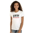 thumbnail image 1 of Life Is Better With Burgers Wimpy Women's T Shirt Ladies Tee Brisco Brands M, 1 of 5