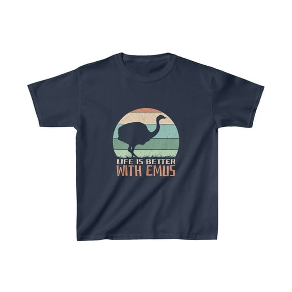 Life Is Better With Emus Kids T-Shirt