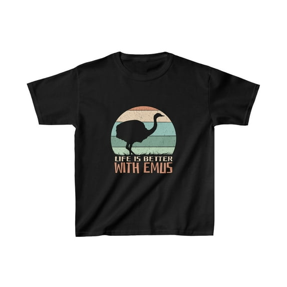 Life Is Better With Emus Kids T-Shirt