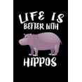 thumbnail image 1 of Life Is Better With Hippos: Animal Nature Collection, (Paperback), 1 of 1