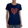 thumbnail image 1 of Life Is Better With Love Shaped T-Shirt Women -Image by Shutterstock, Female Large, 1 of 4