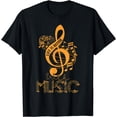 thumbnail image 1 of Life Is Better With Music Notes Musical Sheet Musician Music T-Shirt, 1 of 3
