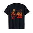 thumbnail image 1 of Life Is Better With Music Theory Musician Teacher Notes Clef T-Shirt, 1 of 5