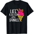 thumbnail image 1 of Life Is Better With Sprinkles Ice Cream Summer T-Shirt, 1 of 4