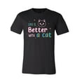 thumbnail image 1 of Life Is Better With a Cat T-Shirt, 1 of 1