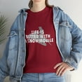 thumbnail image 1 of Life Is Better WithA Snowmobile Funny For Snowmobile Lover T-Shirt, 1 of 2
