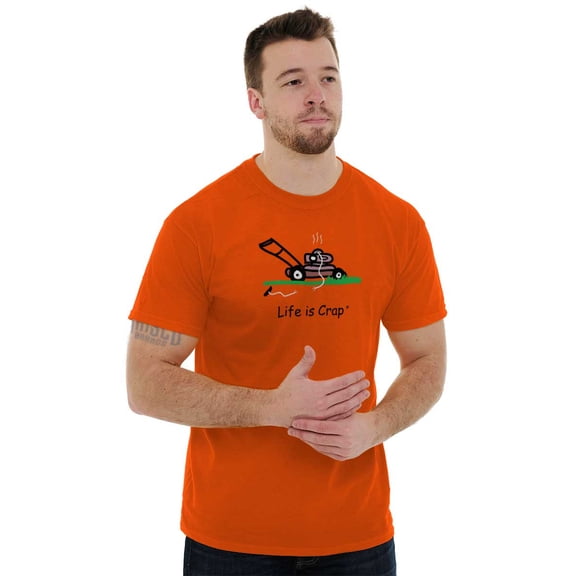 Lawn Mower Pull Start Broken DIY Men's Graphic T Shirt Tees Brisco Brands X