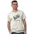 thumbnail image 1 of Life Is Crap Short Sleeve T-Shirt Tees Tshirts Life is Crap Snake Eyes Funny Gamble Unlucky, 1 of 2