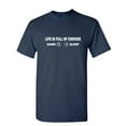 thumbnail image 1 of Life Is Full Of Choices Sarcastic Humor Graphic Novelty Funny Youth T Shirt, 1 of 5