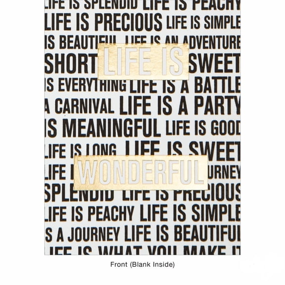 Life Is Good Greeting Card w/Envelope NEW