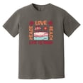 thumbnail image 1 of Life Is Good Happy Chill Mood Positive Vibes Quote Gift Comfort Color T-Shirt, 1 of 4