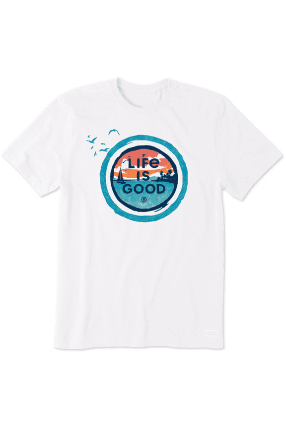 Men's Ocean Coin Crusher Short Sleeve Tee White Medium