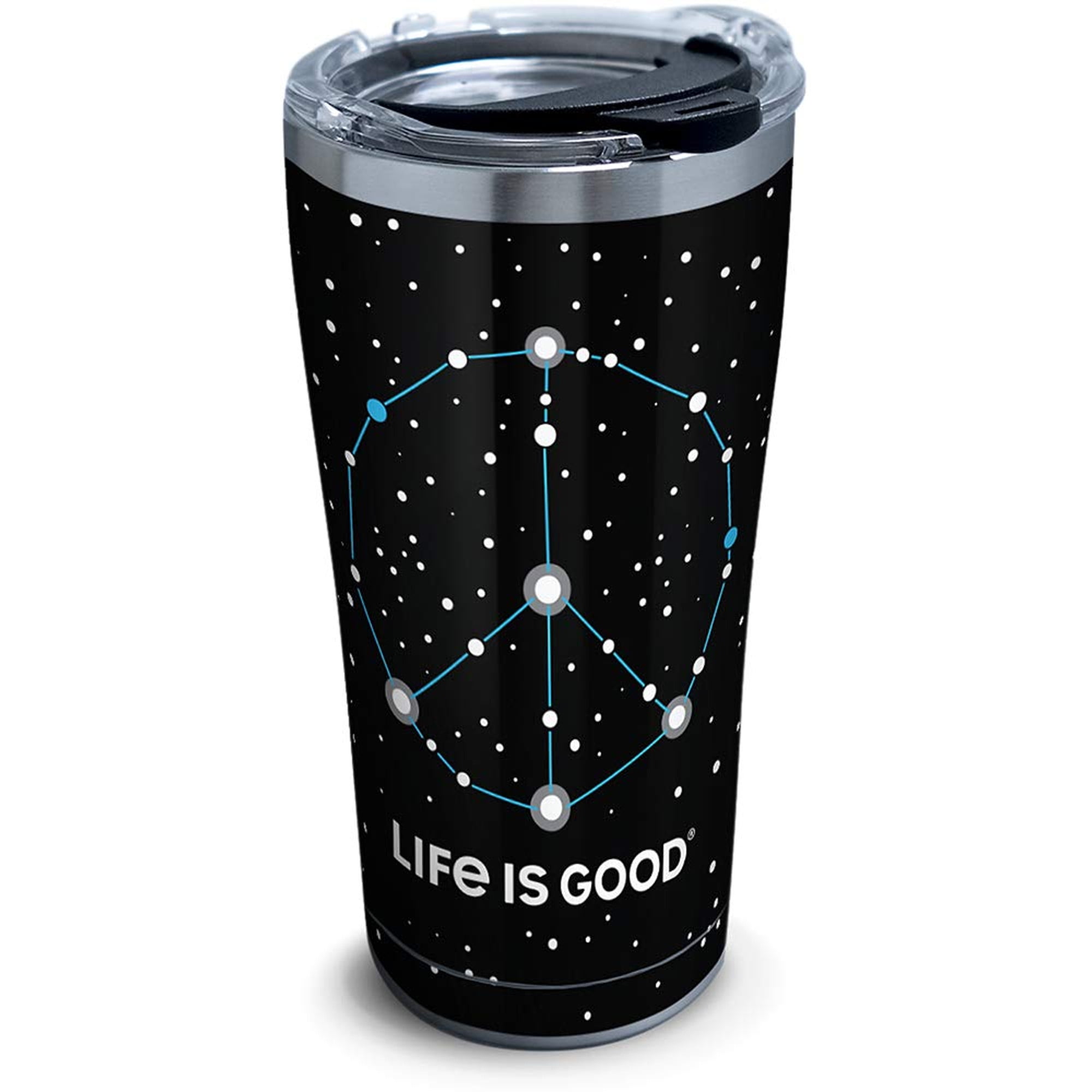 Life Is Good Cold Outside 20 oz Stainless Steel Tumbler with Lid