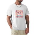 thumbnail image 1 of Life Is Good Positive Message Happy Chill Outdoor Adventure Graphic T-shirt, for men & women, up to size 5XL., 1 of 2