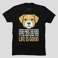 thumbnail image 1 of Life Is Good Positive Vibes Inspirational Motivational Quote H10073 T-Shirt, for Men and Women, Up to Size 5XL, 1 of 2