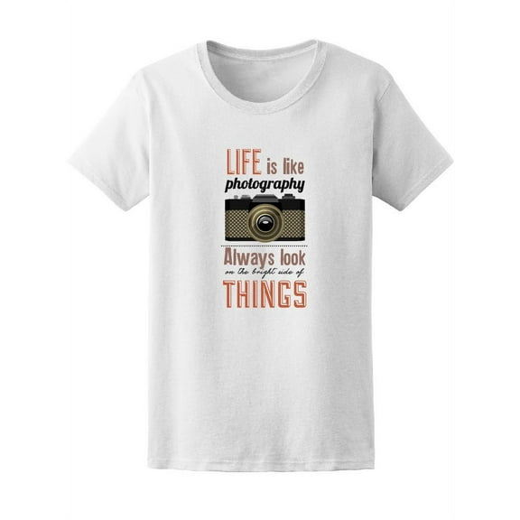 Life Is Like Photography T-Shirt Men -Image by Shutterstock, Male Large