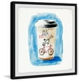 thumbnail image 1 of Life Is Like Riding a Bicycle Framed Painting Print, 1 of 6