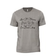 thumbnail image 1 of Life Is Not Measured By The Number Of Breaths We Take, But By The Moments That Take Our Breath Away Men's Modern Fit Fun Casual T-Shirt Printed Graphic Tee Military Gray Small, 1 of 3