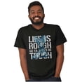 thumbnail image 1 of Life Is Rough So You Gotta Be Tough Unisex Plus Size Graphic Tee Brisco Brands 3X, 1 of 2