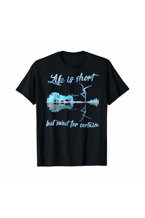 Life Is Short But Sweet For Certain Guitar T-Shirt