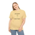 thumbnail image 1 of Life Is Short Daisy Unisex Heavy Cotton Tee, 1 of 10