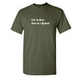thumbnail image 1 of Life Is Short Sarcastic Humor Graphic Tee Mens Gift Novelty Funny T Shirt, 1 of 5