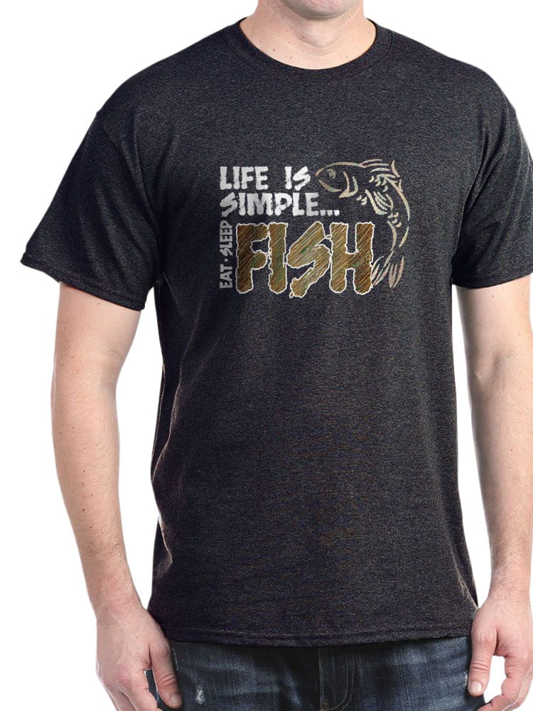 Life Is SimpleFISH - 100% Cotton T-Shirt 
