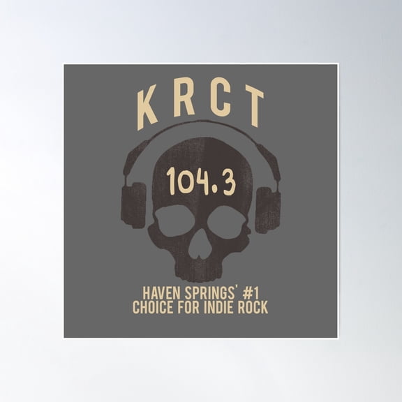 Life Is Strange: True Colours Krct Radio Station Poster Wall Art, Modern Wall Decor, 30x30 UNFRAMED