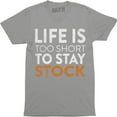 thumbnail image 1 of Life Is Too Short To Stay Stock - Car Drag Racing Men's Tee Shirt, 1 of 4
