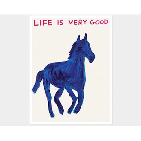 Life Is Very Good Print Poster, Poster Only