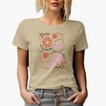 thumbnail image 1 of Life Is a Balance of Holding On and Letting Go, Botanical Boho Flowers Art Merch Gift, Tan T-Shirt, Small, 1 of 5
