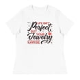 thumbnail image 1 of "Life Isn't Perfect But Your Jewelry Can Be" Quote Relaxed T-Shirt, 1 of 11