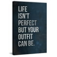 thumbnail image 1 of Life Isn't Perfect Painting Print on Wrapped Canvas, 1 of 7