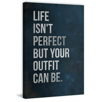 Life Isn't Perfect Painting Print on Wrapped Canvas