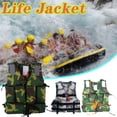 thumbnail image 1 of Life Jacket under $5! CQCYD Adult Life Vest, Adjustable Buoyancy Aid, Kayak Fishing Vest, Watersport Safety Jacket, Bright Color Swim Vest, Whistle Included Lifejacket, EPE Foam Flotation Device, 1 of 9
