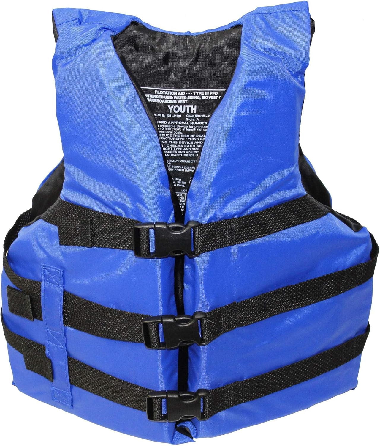 Life Jacket Paddle Vest; Coast Guard Approved Type III PFD Life Vest Flotation Device; Jet ski, Wakeboard, Hardshell Kayak Life Jacket; Ideal Extra Vest for Pontoon Boat