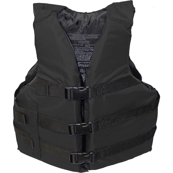 Life Jacket Paddle Vest; Coast Guard Approved Type III PFD Life Vest Flotation Device; Jet ski, Wakeboard, Hardshell Kayak Life Jacket; Ideal Extra Vest for Pontoon Boat