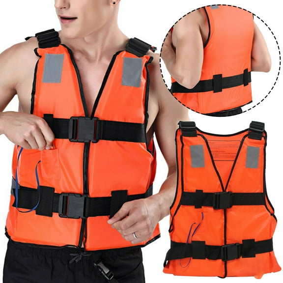 Life Jacket Vest Guard Approved Type Life Vest Flotation Device Ski Wakeboard Kayak Ideal Extra Life Jacket For Your Pontoon Boat