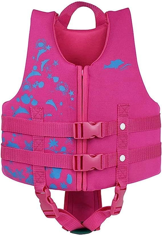 Kids Swim Vest Life Jacket - Boys Girls Float Swimsuit Buoyancy 