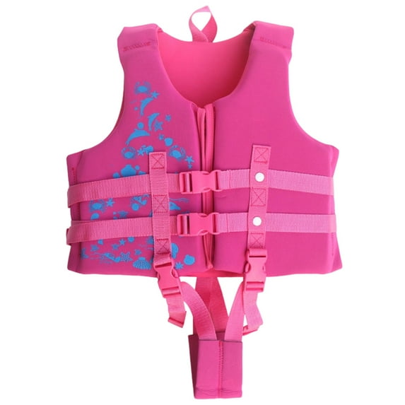 Life Jackets for Kids Toddler 7-10 Years Toddler Life Jacket Kids Hydroprene Life Vest, USCG Approved Type III Life Vest for Kids Weighing 5090lbs, Great for Pool, Beach, Boat, & More #Hot Pink