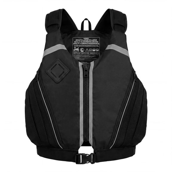 Koorium Adult Kayak Life Jackets,Safety Swim Vest PFD Buoyancy Vest for Kayaking, Canoeing, SUP & Fishing, 400D Fabric with Phone Pocket, Certified EPE Foam