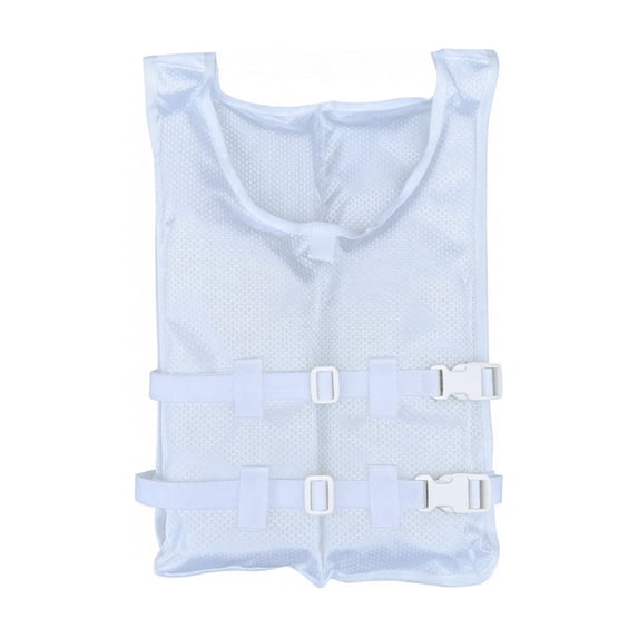 Life Jackets for Adults, Foldable Buoyancy Vest Lightweight Double Buckle Flotation Aid for Paddleboarding Surfing Canoeing (White)