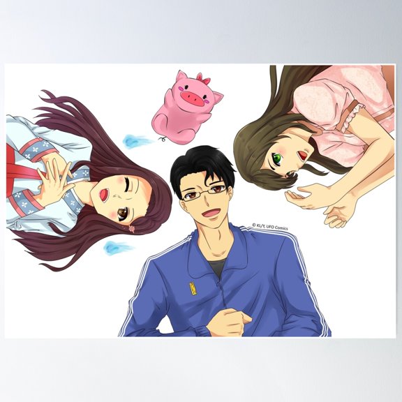 Life Lessons From A Ufo Catcher: Chillaxing! (White Bg / No Title Version) Poster Wall Art, Modern Wall Decor For Living Room Bedroom, 24x36 UNFRAMED