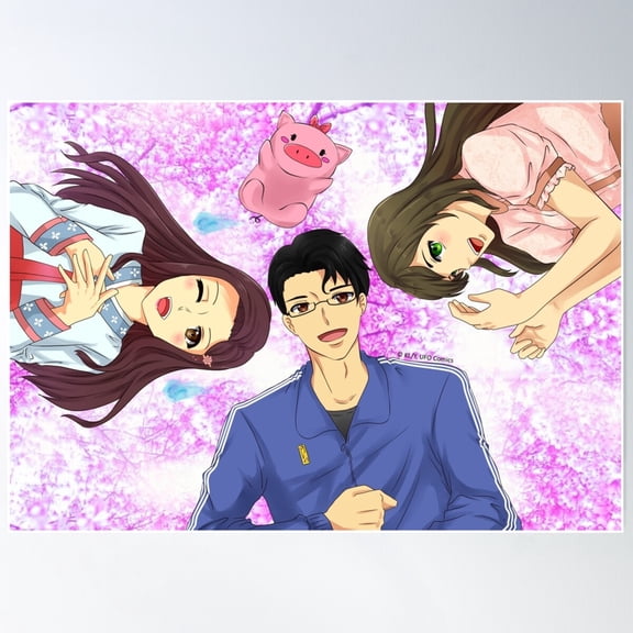 Life Lessons From A Ufo Catcher: Chillaxing! (Violet Bg / No Title Version) Poster Wall Art, Modern Wall Decor For Living Room Bedroom, 12x18 UNFRAMED